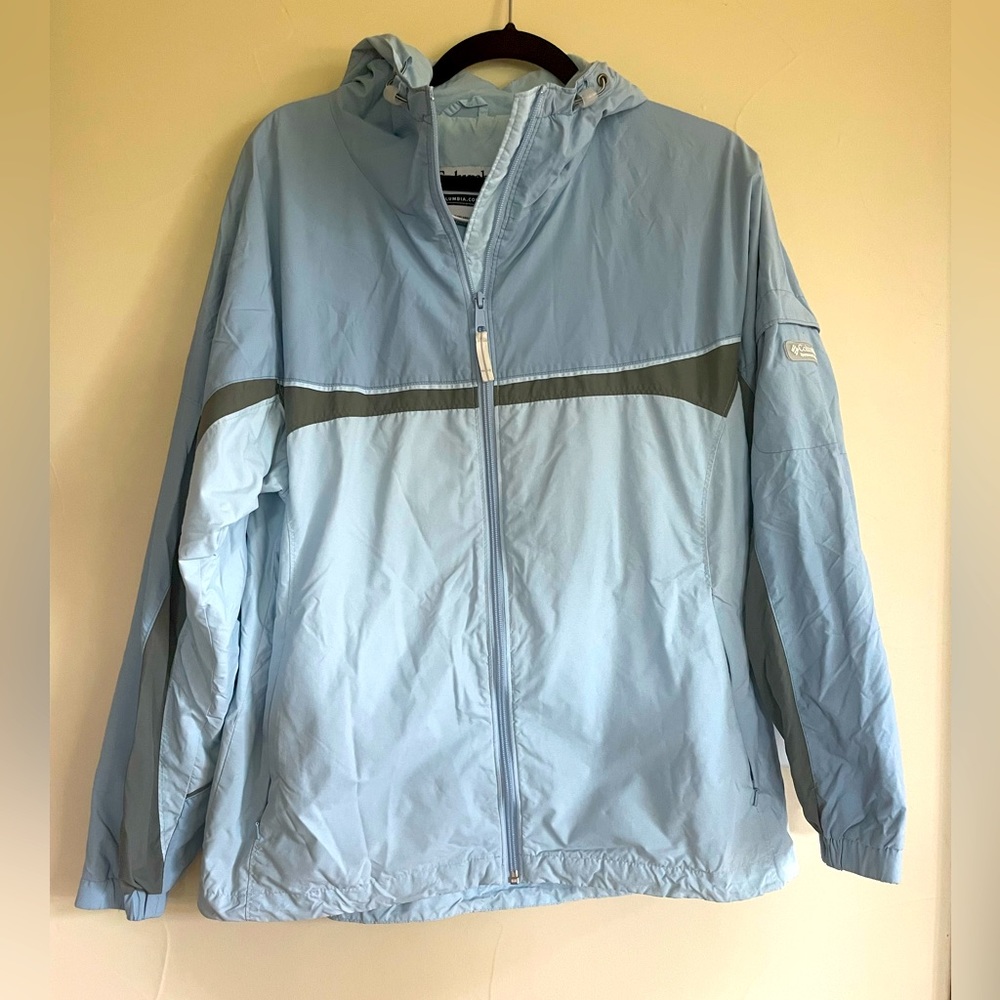 Columbia Packable Full Zip Hooded Jacket Women’s Size Large